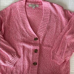 LOFT Pink Women's Sweater Sz Small worn once